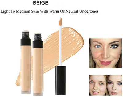 ADJD Long Lasting Waterproof Concealer Moisturizing Full Coverage Liquid  Concealer(beige, 6.1 ml)
