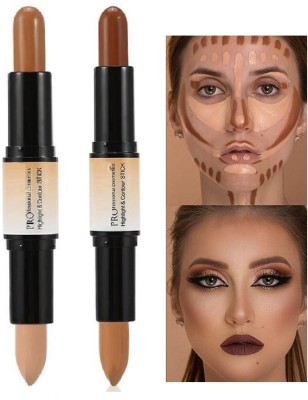 ADJD Double-ended Contouring Highlighter Concealer 2IN1 STICK Concealer(MULTI LORE, 8 g)