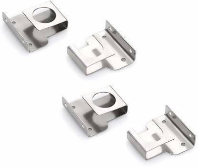 eHKay White Rod Rail Bracket(Pack of 4)