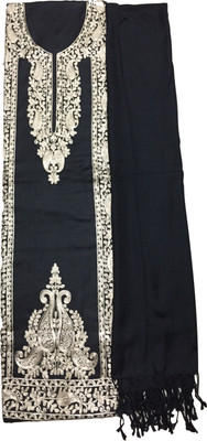 BKRKJ Wool Embroidered Salwar Suit Material