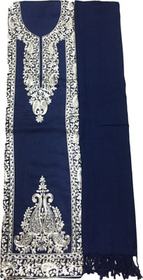 BKRKJ Wool Embroidered Salwar Suit Material