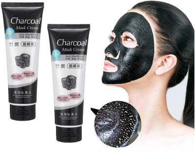 ADJD Charcoal Peel Off Face Mask for Acne and Wrinkles Combo(260 g)