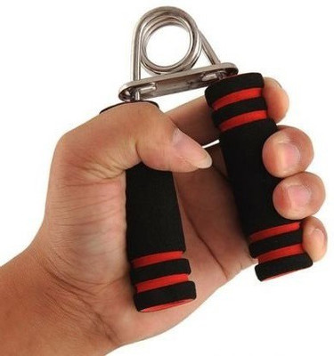 Dr Pacvu Spring Hand Grip Pow Exerciser Sponge Forearm Grip Strengthener,Training Finger Hand Grip/Fitness Grip(Red)