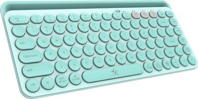 Flipkart SmartBuy K931T Bluetooth, Wireless Multi-device Keyboard  (Sky Blue)