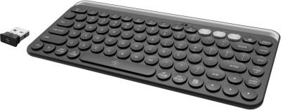 Flipkart SmartBuy K931T Bluetooth, Wireless Multi-device Keyboard(Black, Grey)