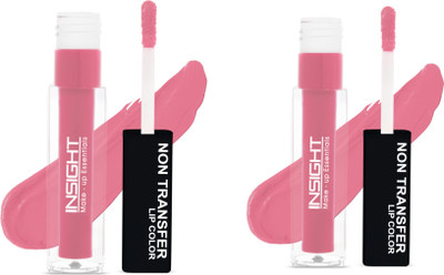 Insight Non Transfer Waterproof Liquid Lip Color (LG40-04) (Pack Of 2)(Ferocious Pink, 4)