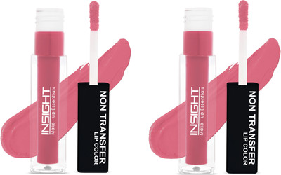 Insight Non Transfer Waterproof Liquid Lip Color (LG40-25) (Pack Of 2)(Molten Pink, 4)