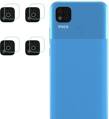 ZORAM Back Camera Lens Glass Protector for Poco C31(Pack of: 4)