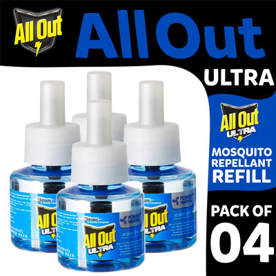 All Out Mosquito Repellant Refill 45 ml Mosquito Vaporiser Refill(4 x 45 ml)