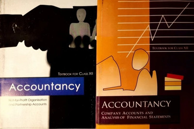 ACCOUNTANCY PART 1,2 12th NCERT TEXTBOOK IN ENGLISH(Hardcopy Paperbook, NCERT)