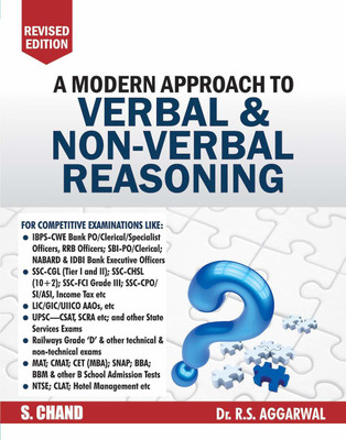 A Modern Approach To Verbal & Non-Verbal Reasoning(Hardcover, Dr.R.S Aggarwal)