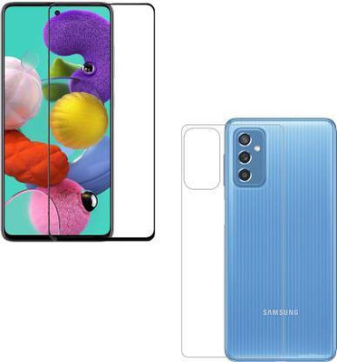 RUNEECH Front and Back Screen Guard for SAMSUNG GALAXY M52 5G, SAMSUNG M52 5G(Pack of 2)