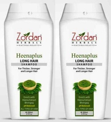 ZORDAN HEENAPLUS LONG HAIR SHAMPOO 200ml - ( Pack Of 2 )(400 ml)