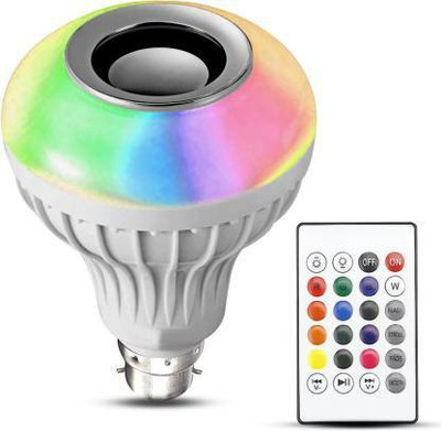 NKL LED Music RGB 08 Bluetooth Speaker Colorful Home Decorate with Remote Control 10 W Bluetooth Speaker(Multicolor, Mono Channel)