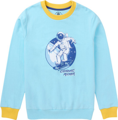 Cub McPaws Full Sleeve Graphic Print Boys Sweatshirt