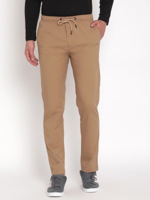 Octave Solid Men Brown Track Pants