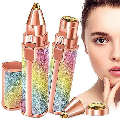 DIVY ENTERPRISE 2 in 1 USB Flawless Trimmer Rainbow Runtime: 45 min Trimmer for Men & Women (Multicolor) Hair Curler(Multicolor)