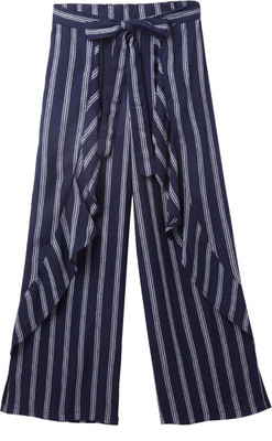 Cub McPaws Regular Fit Girls Blue, White Trousers