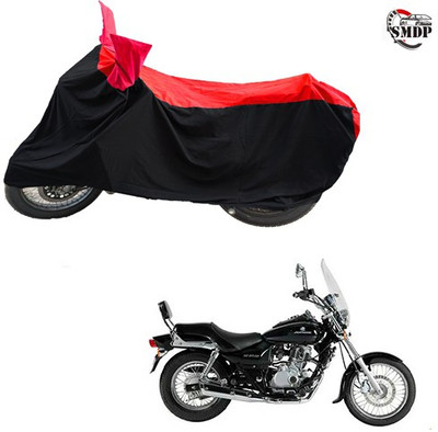 SMDP Two Wheeler Cover for Bajaj(Avenger 220 DTS-i, Red, Black)