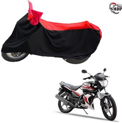 SMDP Two Wheeler Cover for Yamaha(SS, Red, Black)