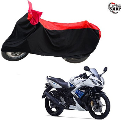 SMDP Two Wheeler Cover for Yamaha(YZF R15 S, Red, Black)
