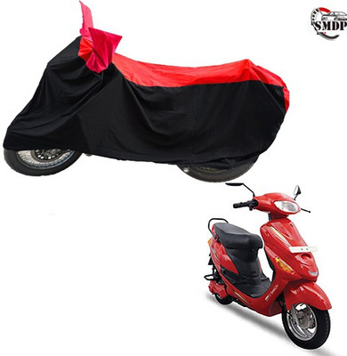 SMDP Two Wheeler Cover for Hero(E Sprint, Red, Black)