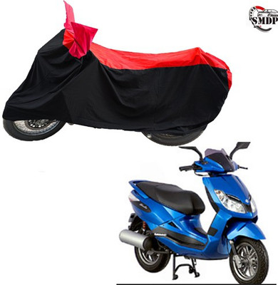 SMDP Two Wheeler Cover for Bajaj(Sunny, Red, Black)