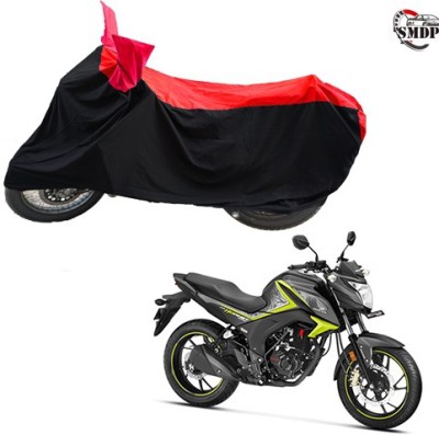 SMDP Two Wheeler Cover for Honda(CB Hornet 160, Red, Black)