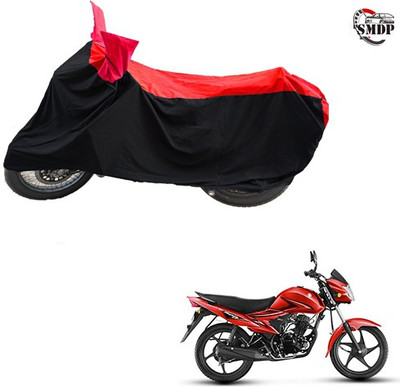 Mdstar Waterproof Two Wheeler Cover for Suzuki(Hayate, Red, Black)