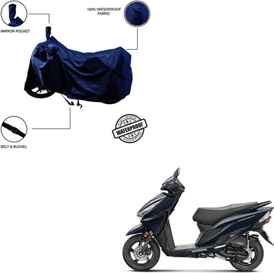 Home Ark Waterproof Two Wheeler Cover for Honda(Grazia, Blue)