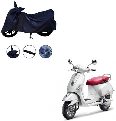 OMP Traders Two Wheeler Cover for Vespa(Blue)
