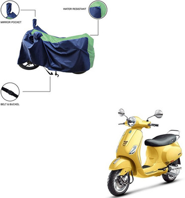Home Ark Two Wheeler Cover for Vespa(Vespa VXL 125, Green)