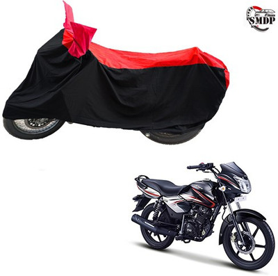 SMDP Two Wheeler Cover for TVS(Phoenix 125, Red, Black)