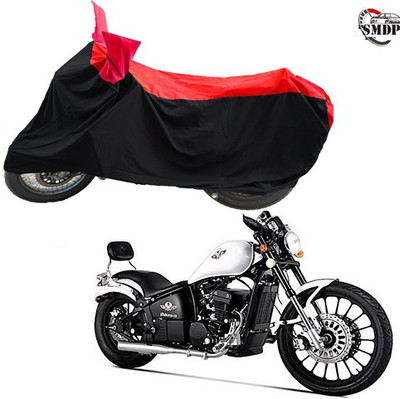 SMDP Two Wheeler Cover for FAB Regal Raptor(Daytona 350, Red, Black)