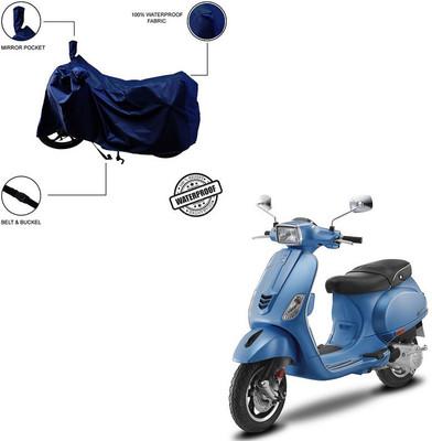Pop Shade Waterproof Two Wheeler Cover for Vespa(Vespa SXL 125, Blue)