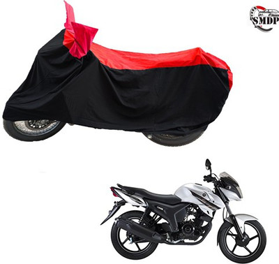 SMDP Two Wheeler Cover for Yamaha(SZ-S, Red, Black)