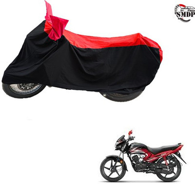 SMDP Two Wheeler Cover for Honda(Dream Yuga, Red, Black)