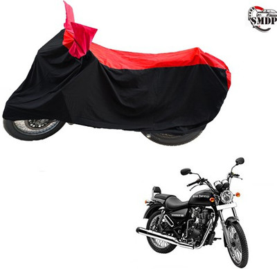 SMDP Two Wheeler Cover for Royal Enfield(Thunderbird 350, Red, Black)