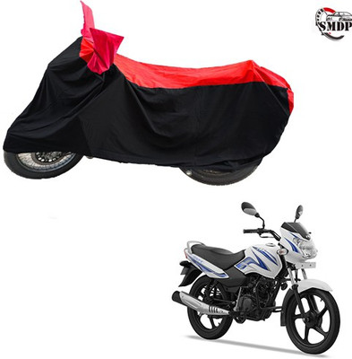 SMDP Two Wheeler Cover for TVS(Star Sport, Red, Black)