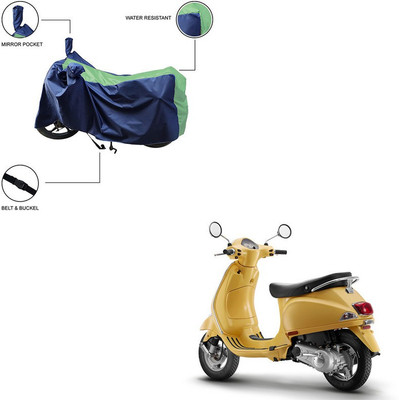 Pop Shade Two Wheeler Cover for Vespa(Urban Club, Green)