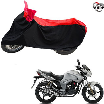 SMDP Two Wheeler Cover for Hero(Hunk, Red, Black)
