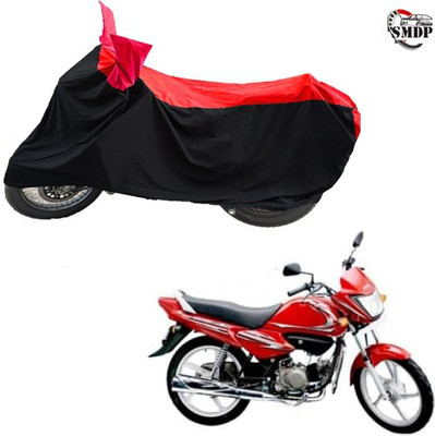 SMDP Two Wheeler Cover for Hero(Splendor NXG, Red, Black)