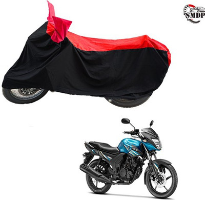 SMDP Two Wheeler Cover for Yamaha(SZ-RR, Red, Black)