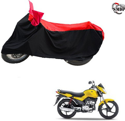 SMDP Two Wheeler Cover for Mahindra(Stallio, Red, Black)