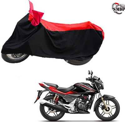 SMDP Two Wheeler Cover for Hero(CBZ Extreme, Red, Black)