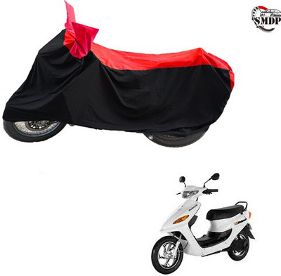 SMDP Two Wheeler Cover for Indus(Yo Electron, Red, Black)