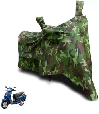 BLESSING Two Wheeler Cover for Honda(Activa 6G, Green)