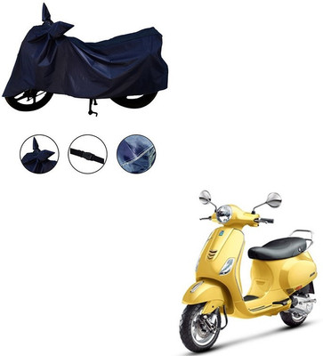 Pop Shade Two Wheeler Cover for Vespa(Vespa VXL 125, Blue)