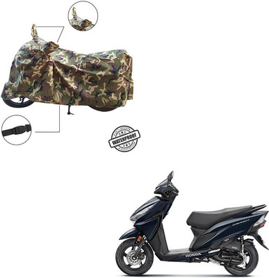 Pop Shade Waterproof Two Wheeler Cover for Honda(Grazia, Multicolor)