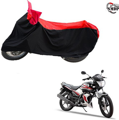 SMDP Two Wheeler Cover for Yamaha(SS 125, Red, Black)